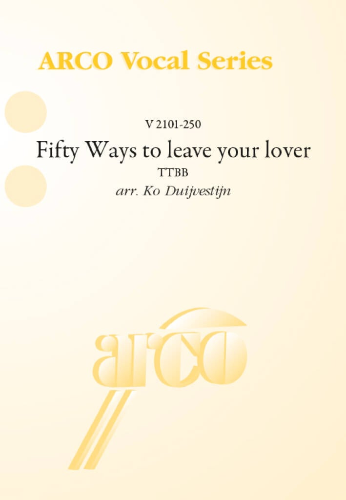 Fifty Ways to leave your lover